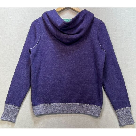 American Eagle Women's Cotton Pullover Hooded Sweater Size M Bluish Purple - Picture 2 of 12